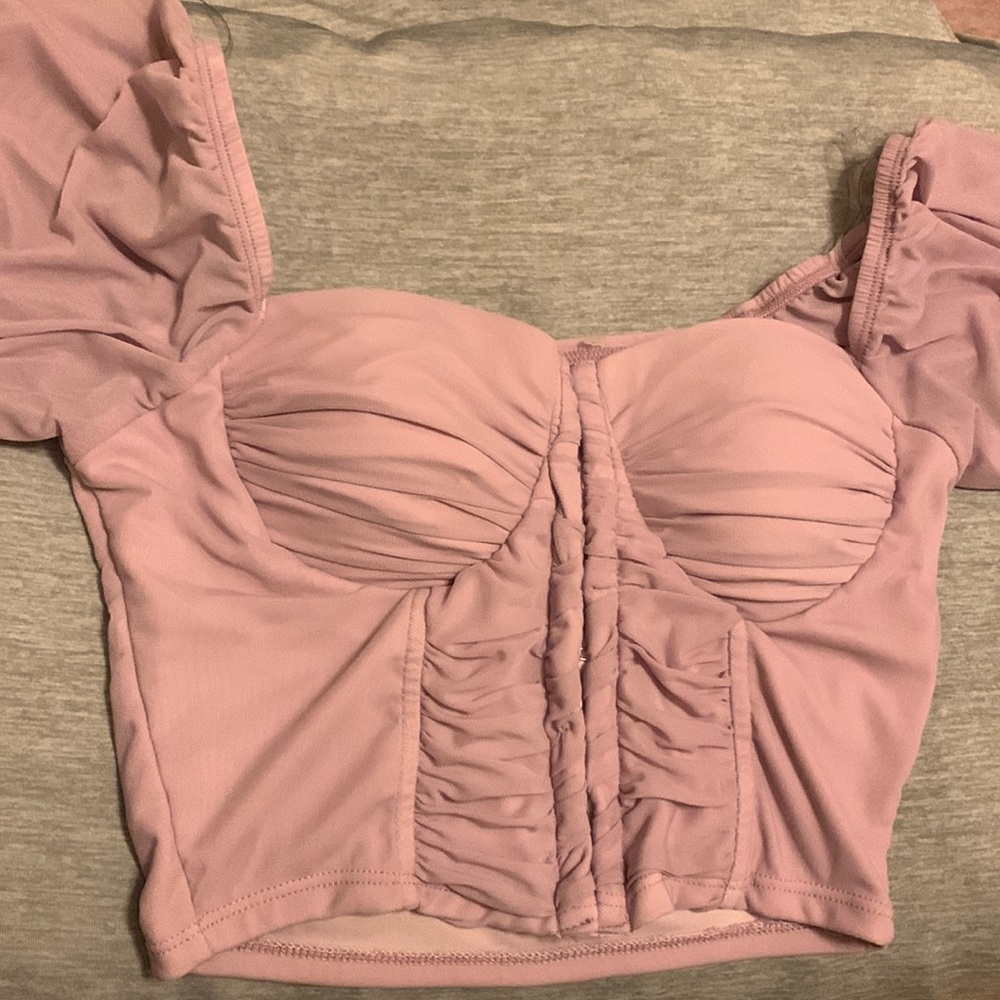 Purple Crop Top